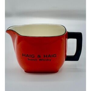 CarltonWare HAIG & HAIG Rare 1950's Scotch Whiskey/Water Ceremic Pitcher 6/56‎